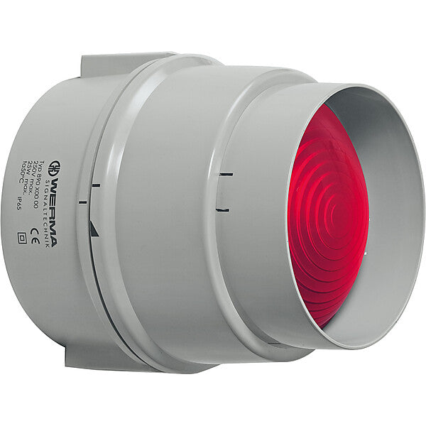 WERMA Dauerleuchte 12-240 V rot 89010000